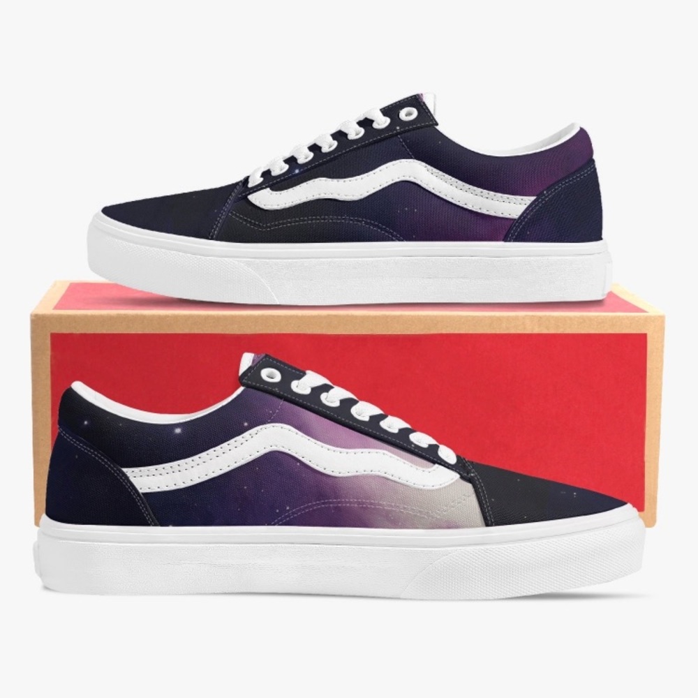 TO&O Orion Nebula Low-Top Canvas Sneakers